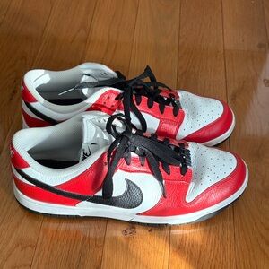 Nike Red and White Sneakers
